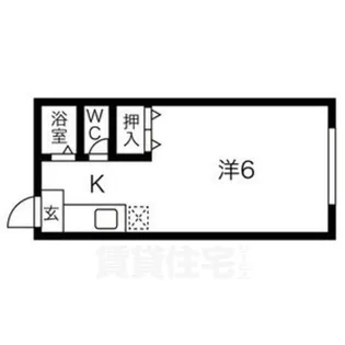 パナハイツ吹上北【1階】の間取り