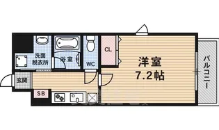 クリスタルグランツ京都御所北【4階】の間取り