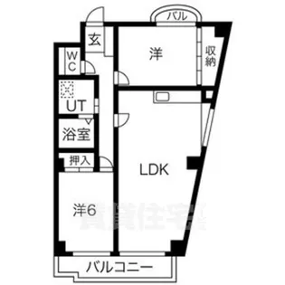 御棚町ヒルズ【3階】の間取り