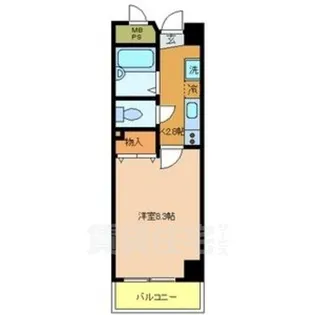 ジュンナインビル【10階】の間取り