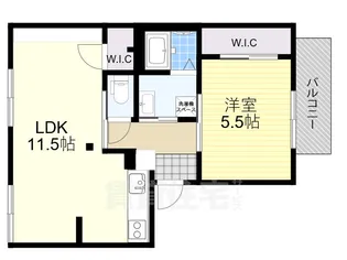 メゾンソワニエB棟【2階】の間取り