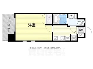 エンクレスト博多2【8階】の間取り