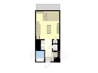 ベルデ牧野【202号室】の間取り