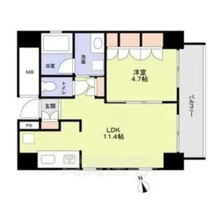 Teramachi Box 24【4階】の間取り