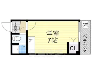 あじさい7【4階】の間取り