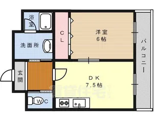 LA VITA【2階】の間取り