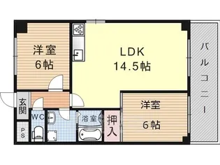 第36長栄ガーデンハイツヤマキ【4階】の間取り