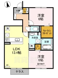 滋賀県栗東市目川【アパート】の間取り