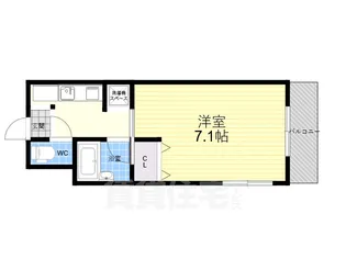 エルヴィゴール西宮北口【3階】の間取り