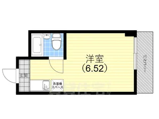 サニーパレスザウエスト【3階】の間取り