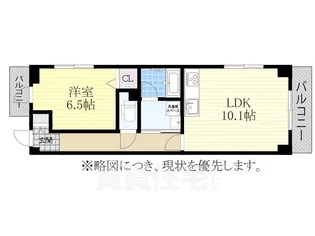 インペリアル南大高【1階】の間取り