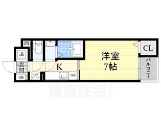 シェモワ八尾【4階】の間取り