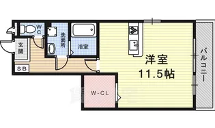 サザングレイス【3階】の間取り