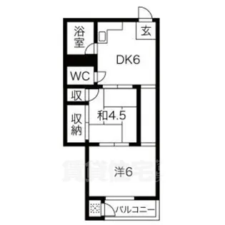 中源ビル【2階】の間取り