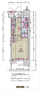 プレサンスTHE KYOTO 新町通【2階】の間取り