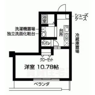 Eau de Vie烏丸通(旧:京都烏丸保粋ビル)【5階】の間取り