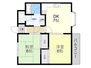 GREEN鳳【1階】の間取り