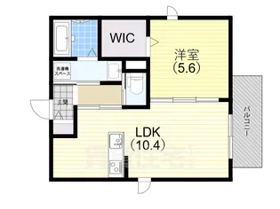 エクセルメゾン【1階】の間取り