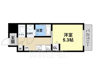 フォーリアライズ昭和南通1【4階】の間取り