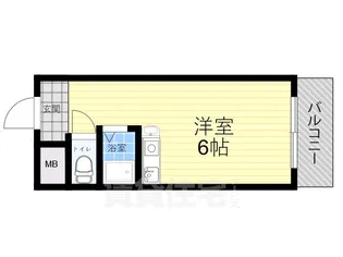 シャルムメゾン塚本【3階】の間取り