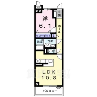 アクアパレス【3階】の間取り