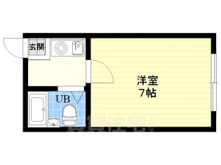 シティライフ柏原【201号室】の間取り