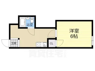 ディバージョン久宝寺【3階】の間取り