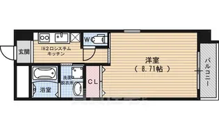 サンクチュアリ四条高倉【4階】の間取り