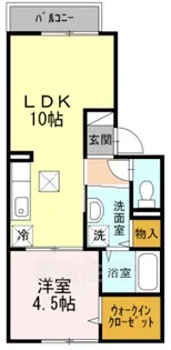 フォートレス3【1階】の間取り