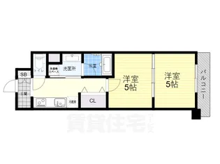 コンフォリア西宮【1階】の間取り