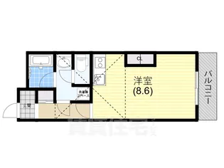 Badge新長田【3階】の間取り