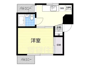 ハンプトンハウス【4階】の間取り