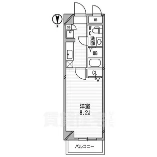 アーデン新大阪【6階】の間取り