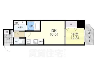 アドバンス三宮パルマ【14階】の間取り