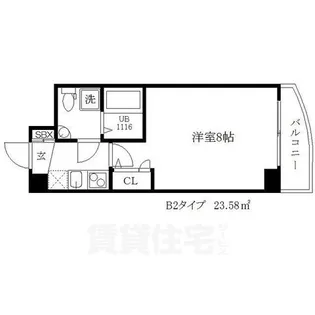 SEST新大阪【9階】の間取り