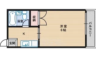 グリーンコーポ山坂【4階】の間取り