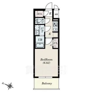S-RESIDENCE熱田一番【2階】の間取り