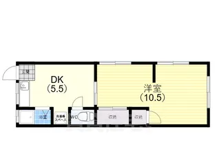 神撫ハイツ【1階】の間取り