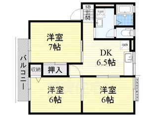 シャルム南山本【2階】の間取り