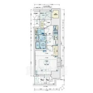 エステムコート名古屋新栄アクシス【10階】の間取り