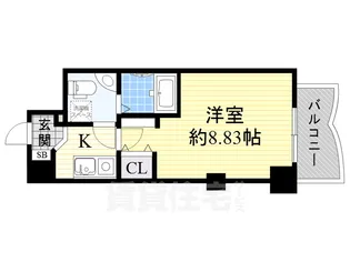 セレニテ新大阪弐番館【13階】の間取り