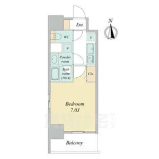 ルネフラッツ名駅西【2階】の間取り