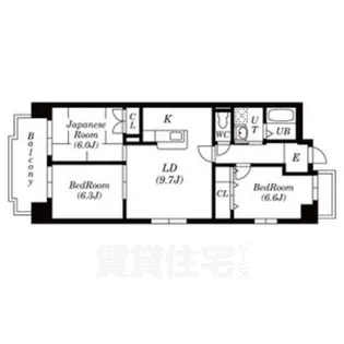 ユーハウス鶴舞2【5階】の間取り