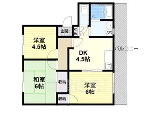 ビバタウン【2階】の間取り