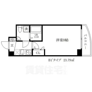 SEST新大阪【9階】の間取り