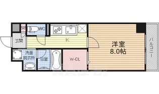 ジョイフルスクエア二条【2階】の間取り