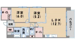 ミラベル【4階】の間取り
