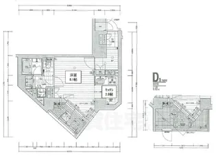 リーガル京都堀川五条通り2【5階】の間取り