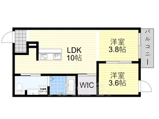 STAY THE HOUSE 河内国分【2階】の間取り