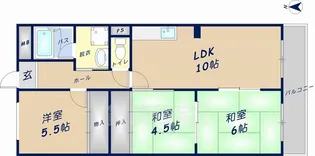 3LDKの間取り画像